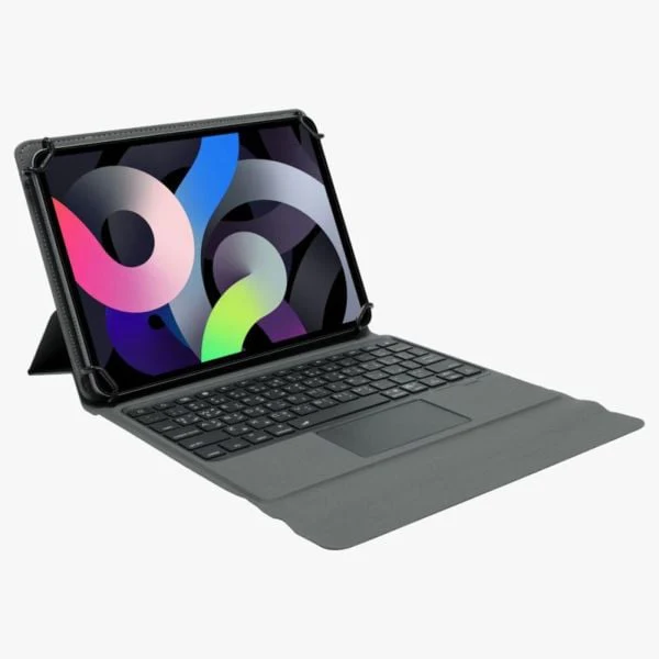 PROTECT  Universal Adjustable Tablet Keyboard, 7-11 inch, Trifold Stand, Pen Slot, Backlit, Grey, WR200 - Image 2