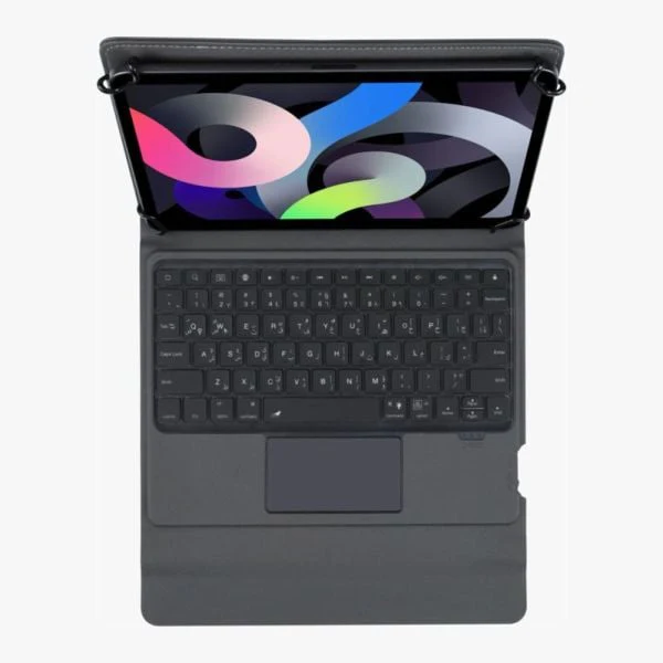 PROTECT  Universal Adjustable Tablet Keyboard, 7-11 inch, Trifold Stand, Pen Slot, Backlit, Grey, WR200 - Image 6
