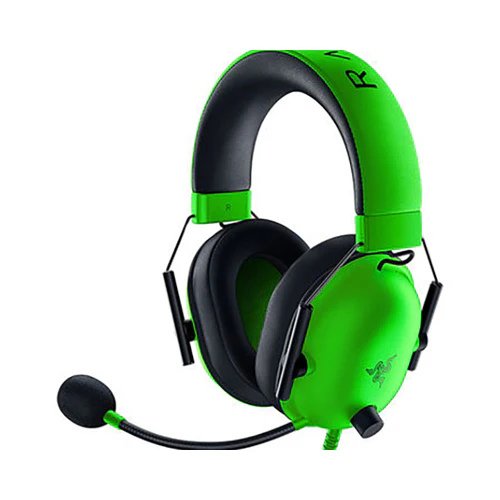 Razer shark V2 X Gaming Headset 50mm Green