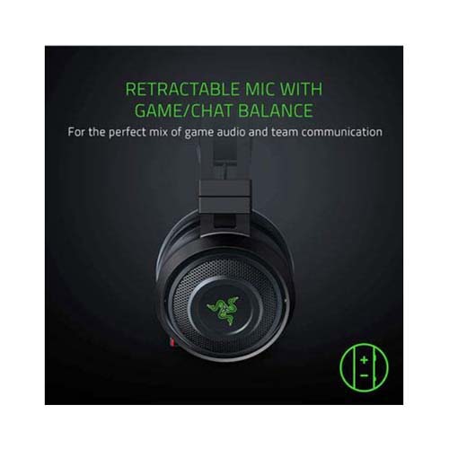 Razer Nari Ultimate Wireless Over-Ear Gaming Headphone With Microphone Black - Image 5