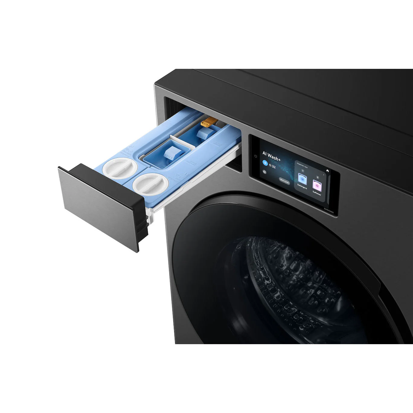 Samsung Bespoke AI Front Load Washing Machine, 26KG, 1100 RPM, Silver, WF90F26ADSGU - Image 8