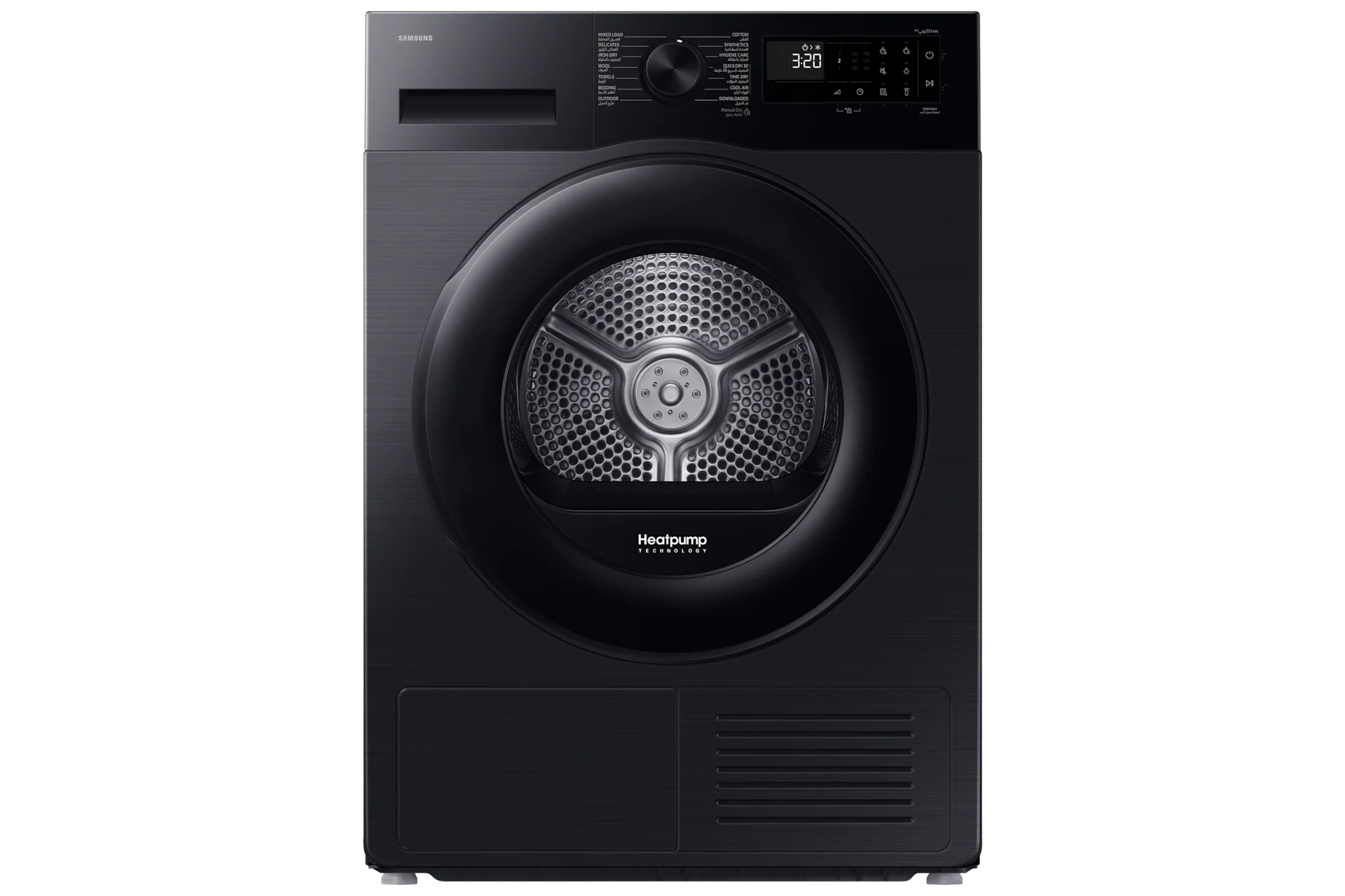 Samsung Dryer 9kg Black with A+++ Energy Efficiency DV90CGC2A0ABGU
