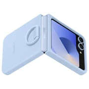 Samsung Flip6 Silicone Case with Ring Blue - Image 4