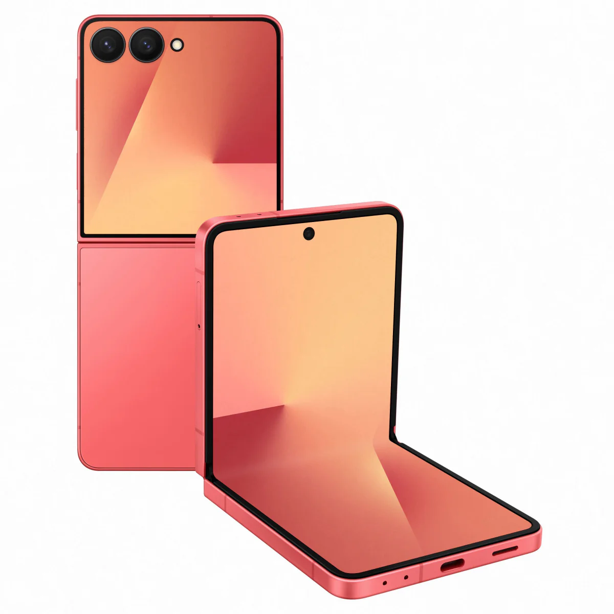 Samsung Galaxy Z Flip7 5G Smartphone 12GB RAM, 256GB Storage, Coral Red