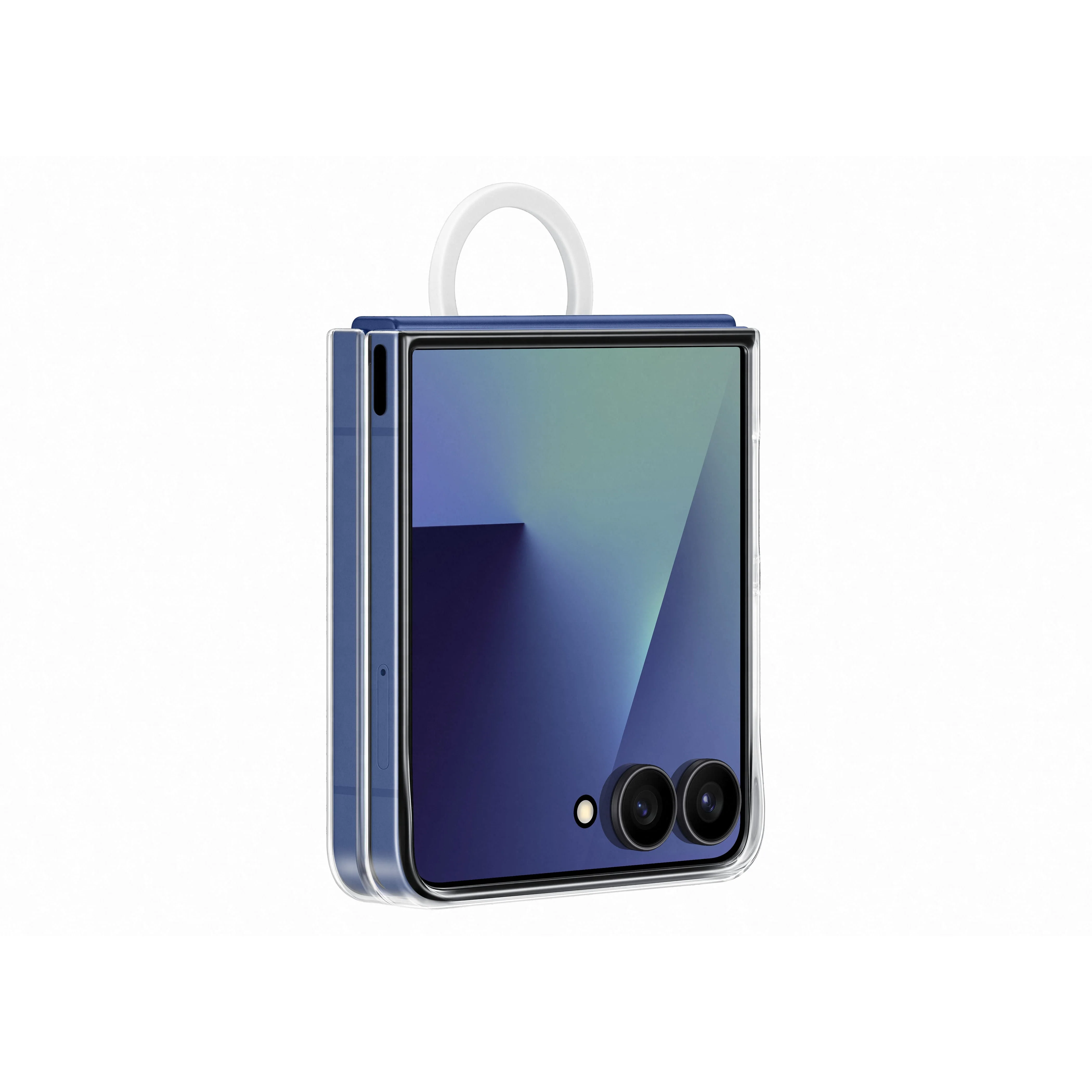 Samsung Galaxy Z Flip7 Clear Ring Case - Image 3