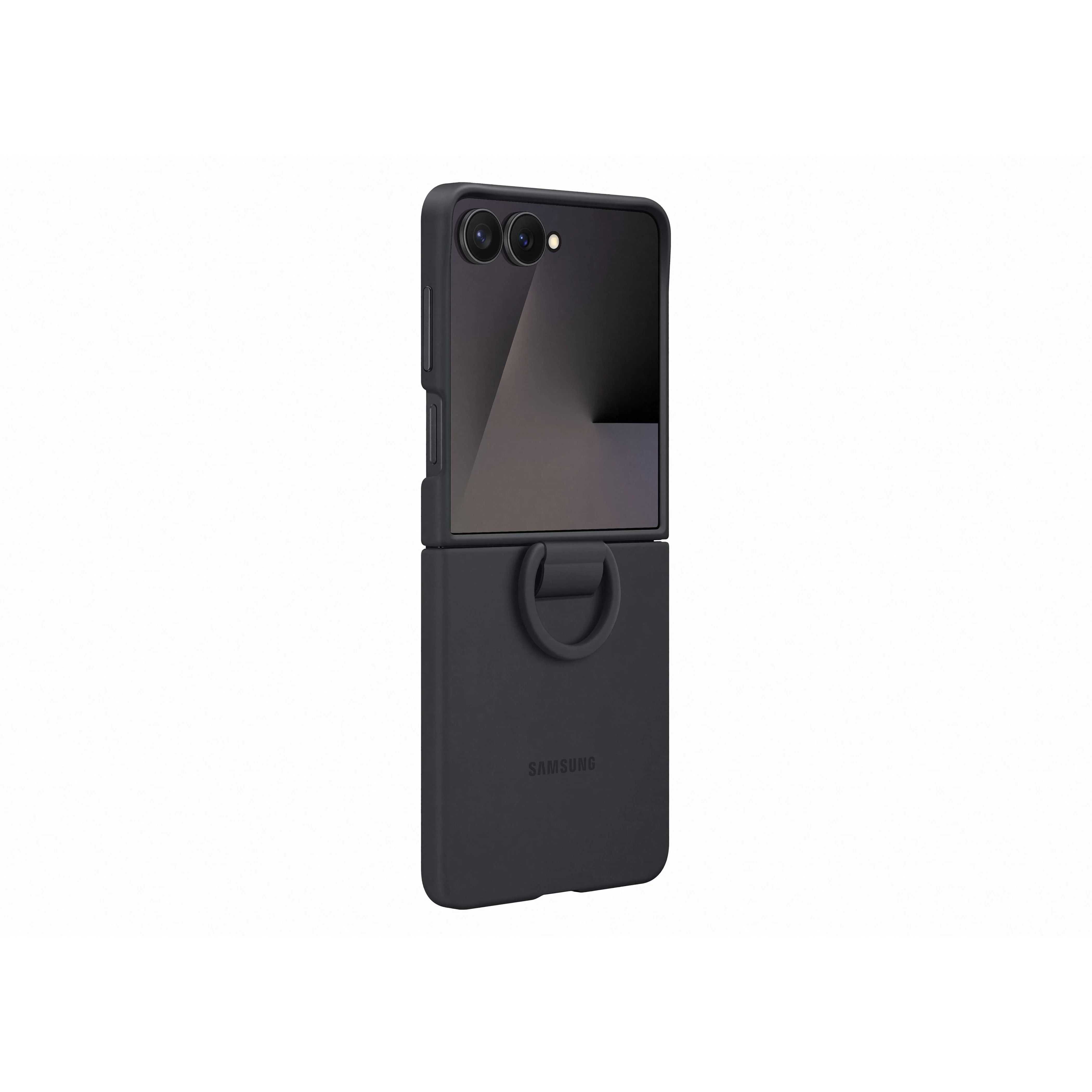 Samsung Galaxy Z Flip7 Silicone Ring Case, Black - Image 5