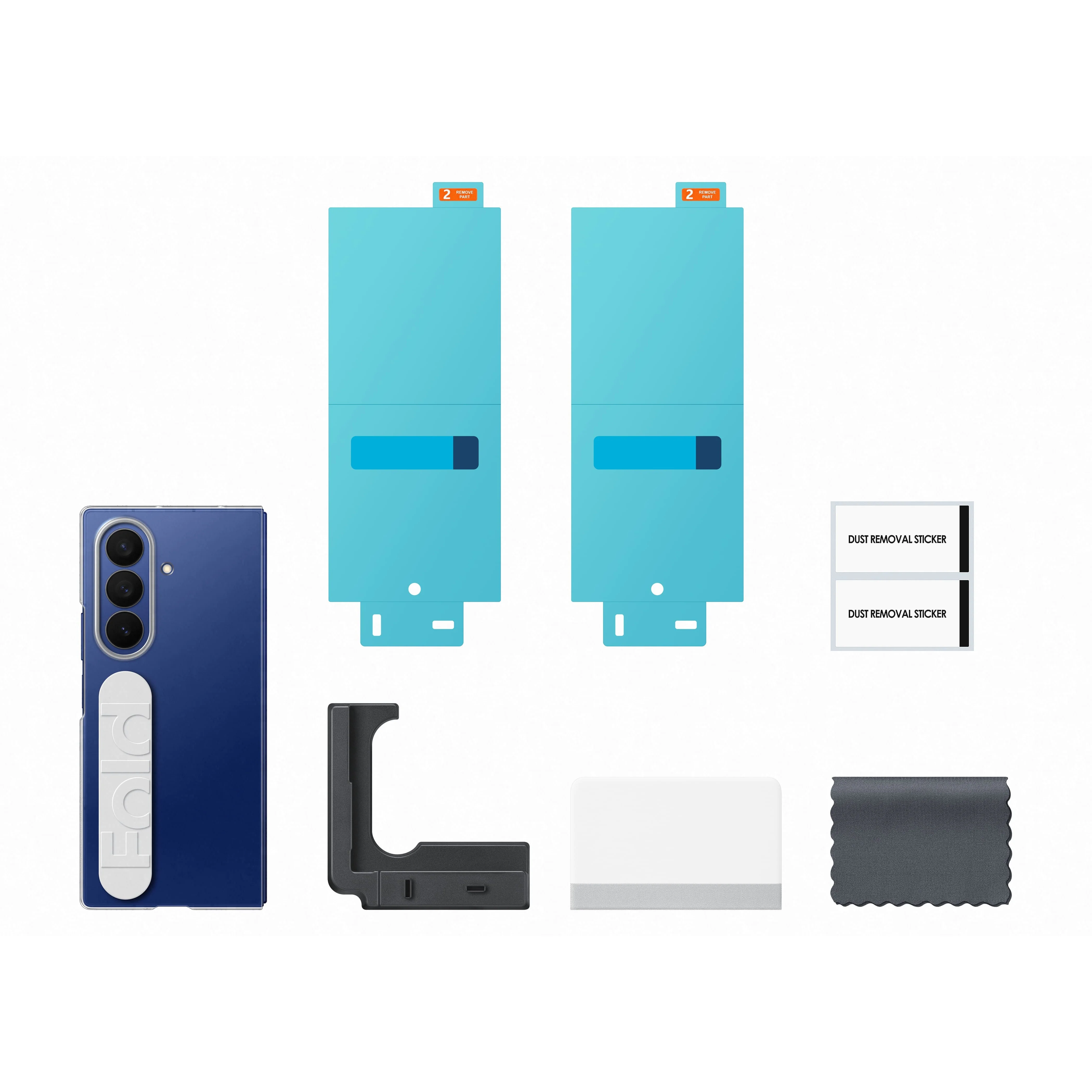 Samsung Galaxy Z Fold7 Clear Grip Case - Image 6