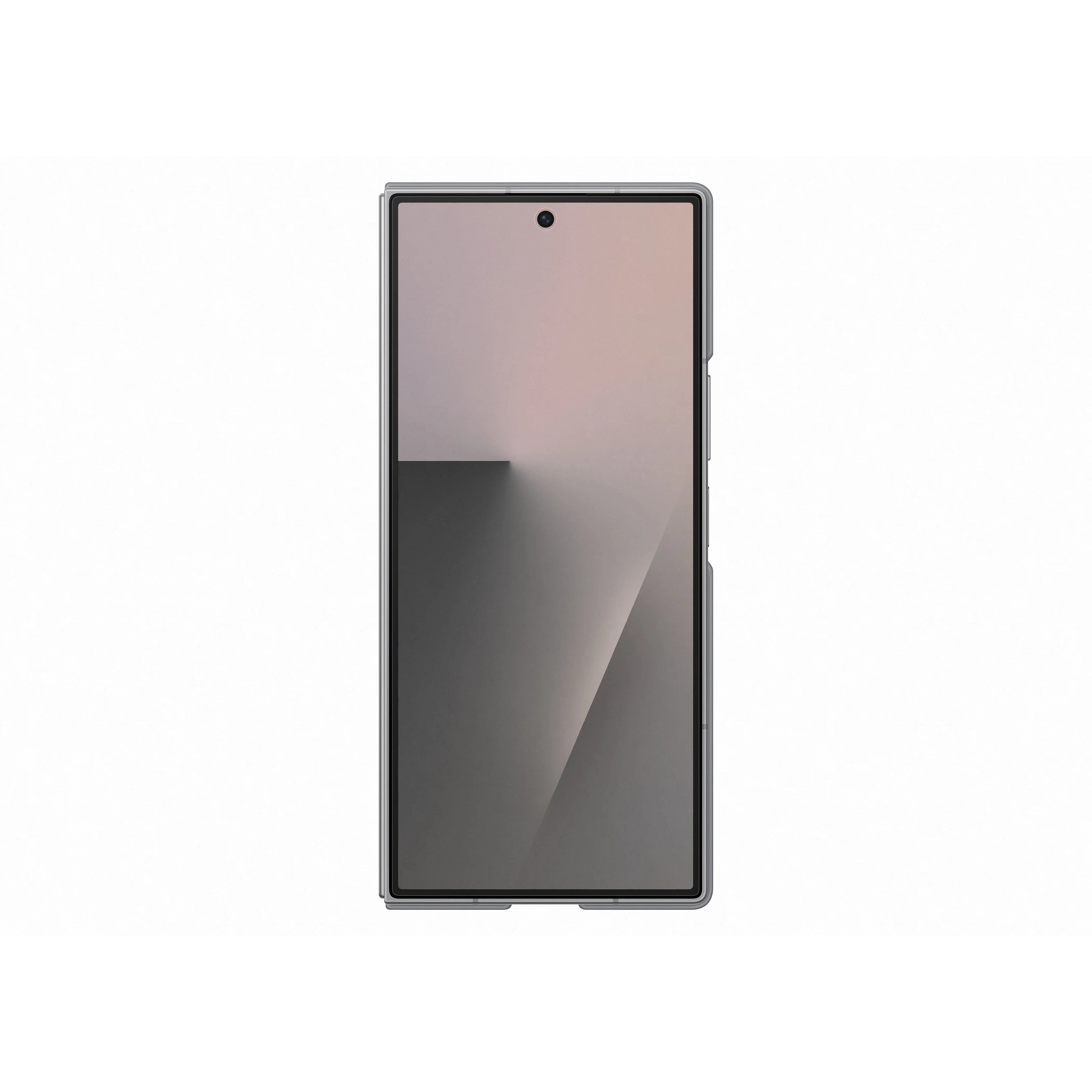 Samsung Galaxy Z Fold7 Silicone Grip Case with Stand, Gray - Image 7