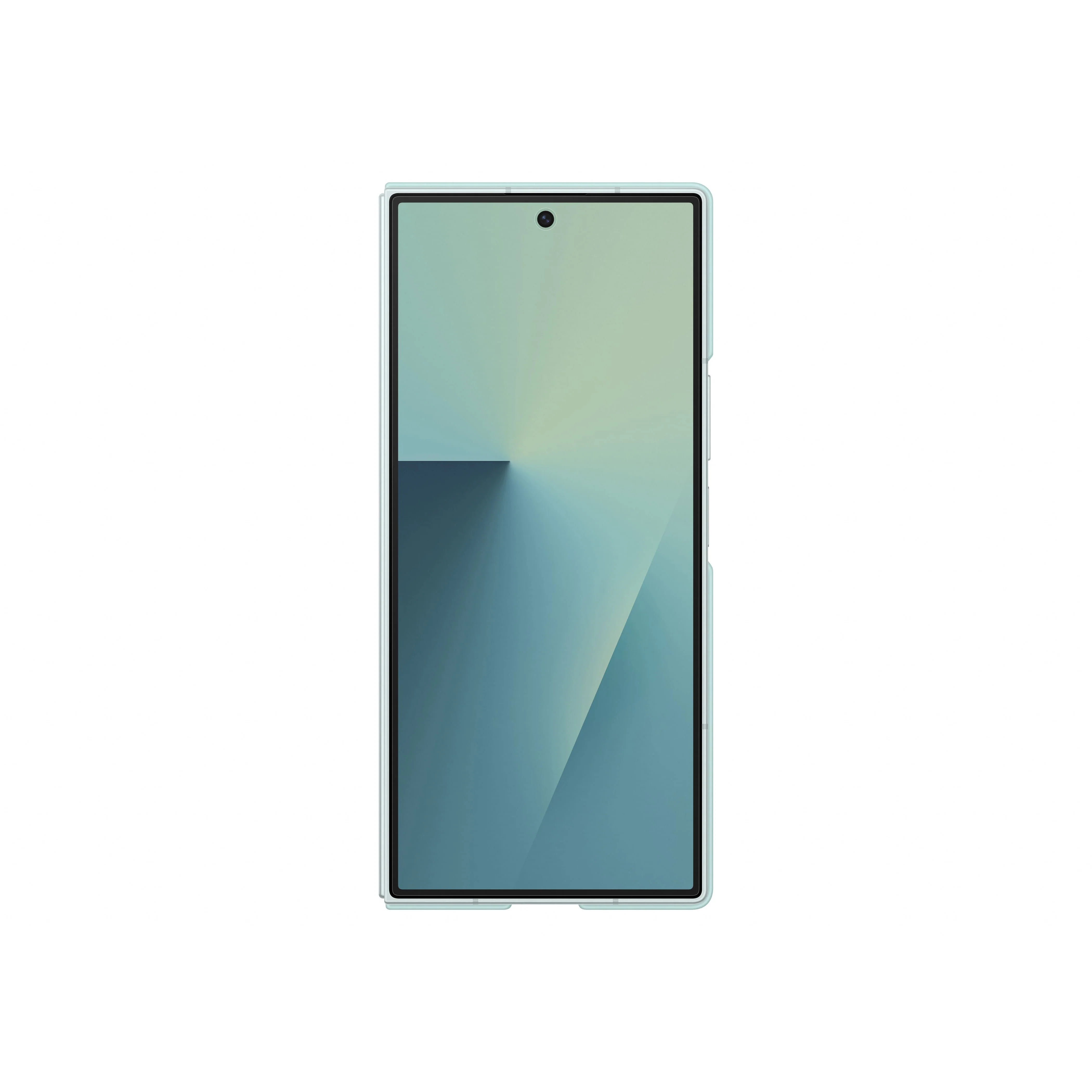 Samsung Galaxy Z Fold7 Silicone Grip Case with Stand, Mint - Image 2