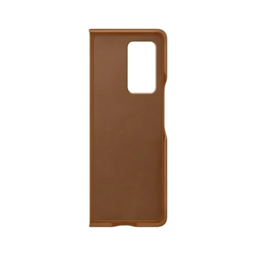 Samsung Leather Cover for Galaxy Z Fold2 Brown - Image 3
