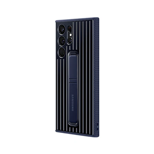 Samsung Protective Standing Cover for Galaxy S22 Ultra Navy - Image 4