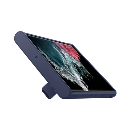Samsung Protective Standing Cover for Galaxy S22 Ultra Navy - Image 6