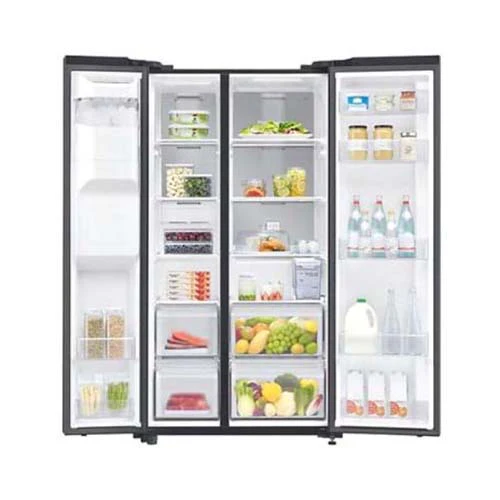 Samsung Side By Side Refrigerator 640L Black RS64R5331B4 - Image 5