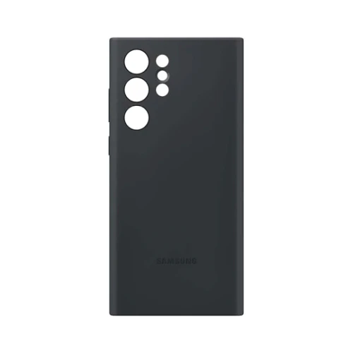 Samsung Silicone Cover for Galaxy S22 Ultra Black - Image 3