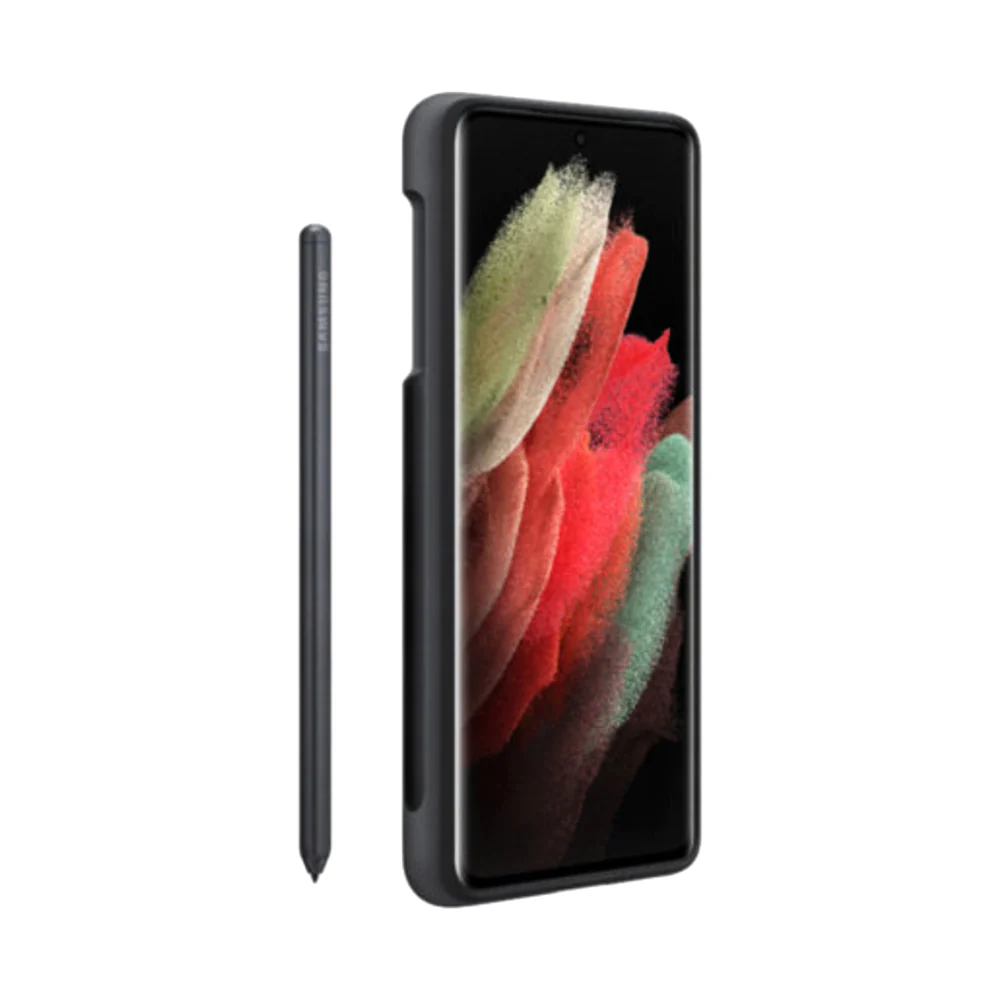 Samsung Silicone Cover with S-Pen for Galaxy S21 Ultra Black - Image 6