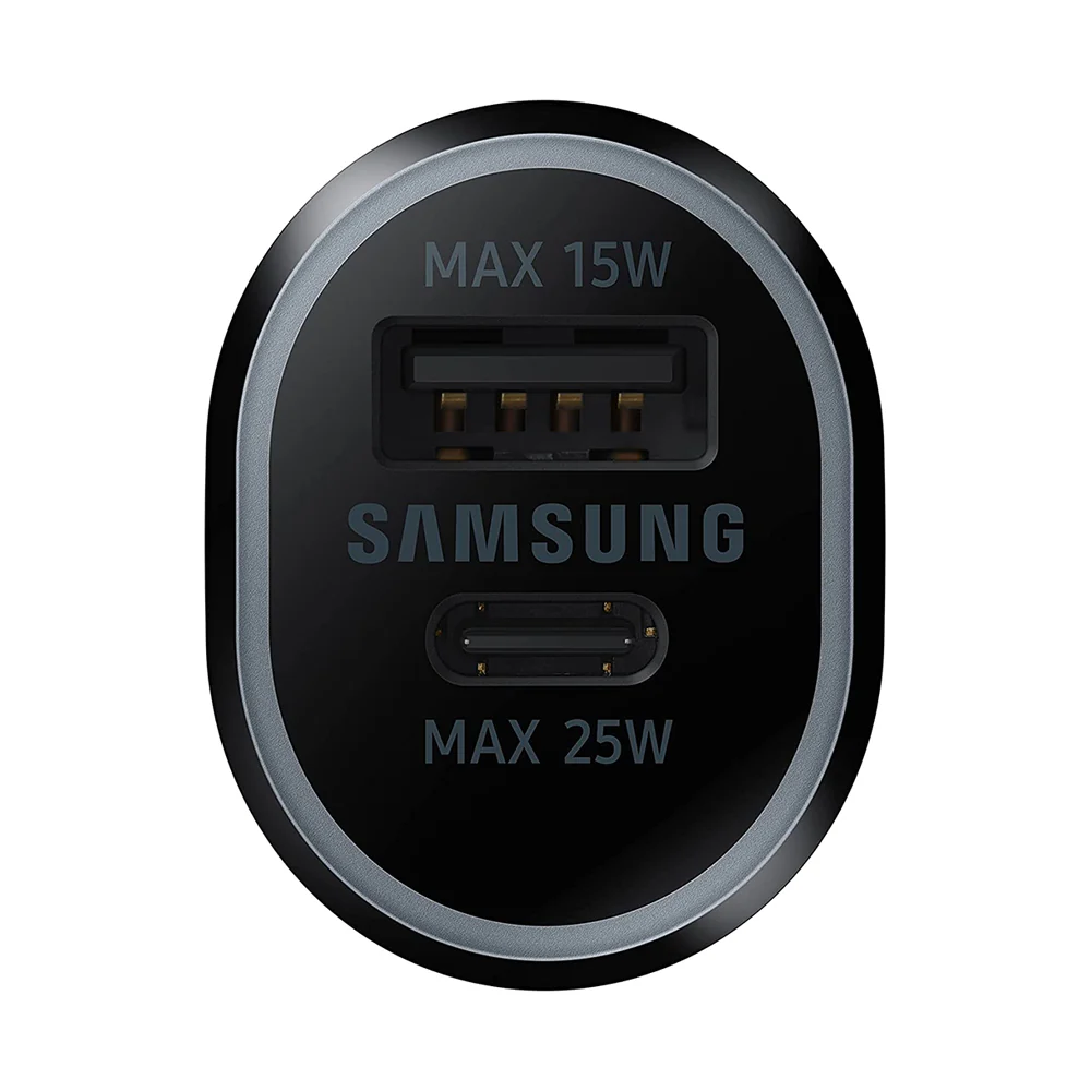 Samsung Super Fast Dual Car Charger Black - Image 2