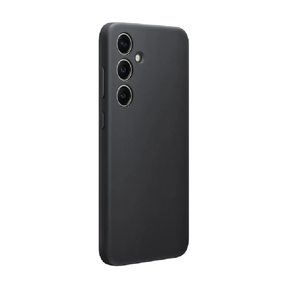 Samsung Vegan Leather Case for Galaxy S24+ Black - Image 4