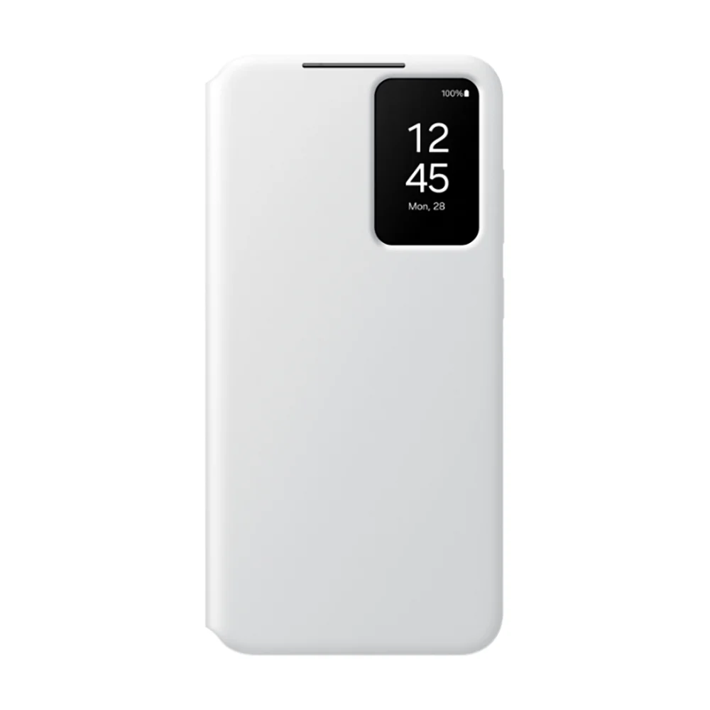 Smart View Wallet Case for Samsung Galaxy S24 Plus White - Image 2