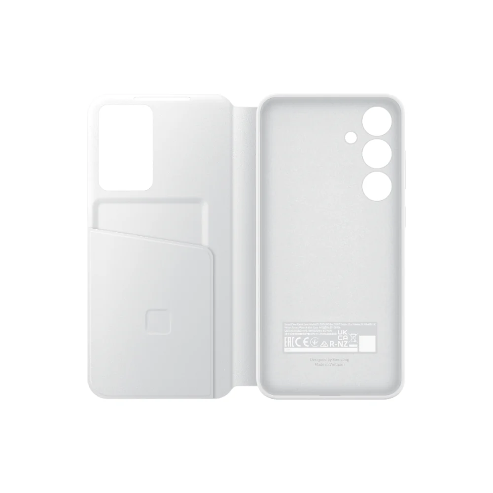 Smart View Wallet Case for Samsung Galaxy S24 Plus White - Image 5