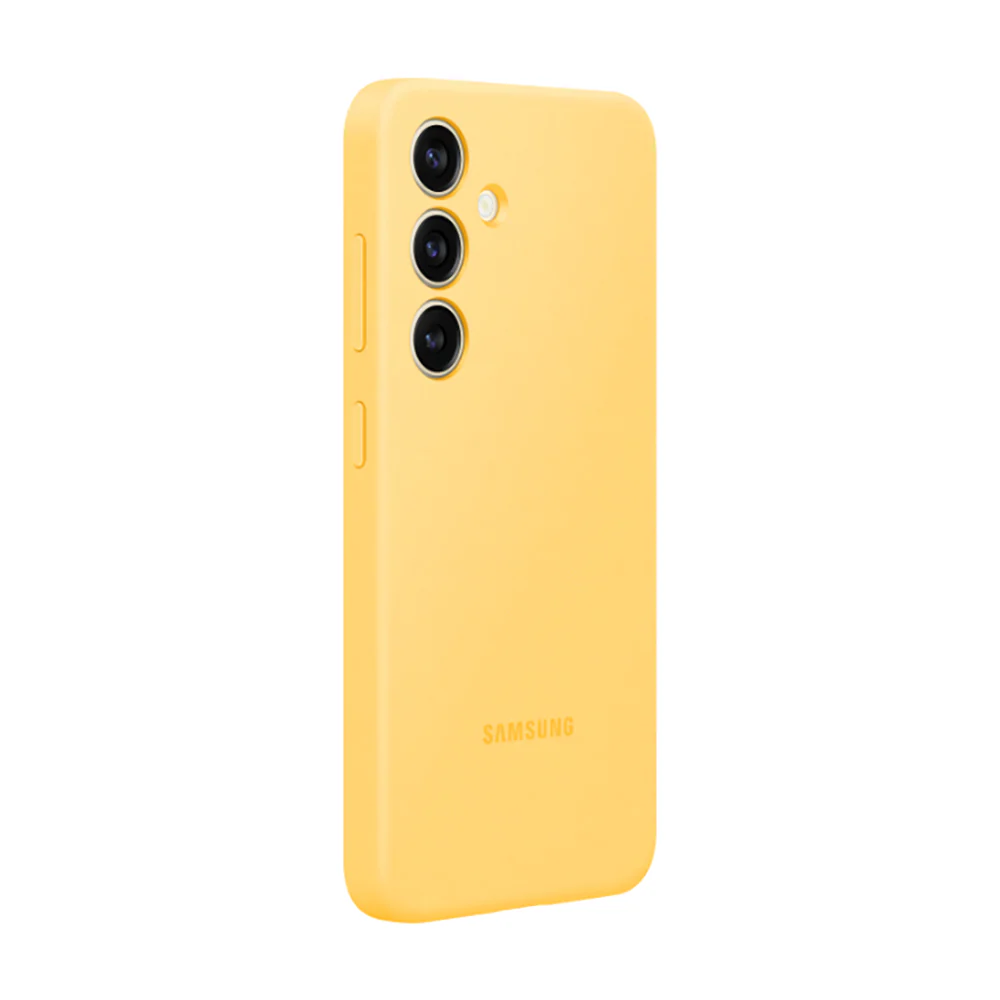 Silicone Case Cover for Samsung Galaxy S24 Yellow - Image 6