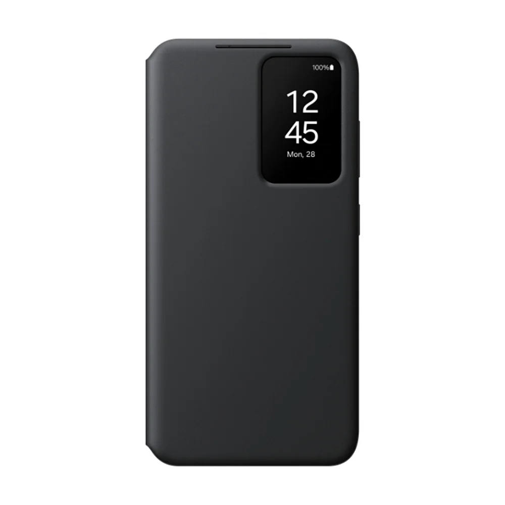 Smart View Wallet Case for Samsung Galaxy S24 Black - Image 2