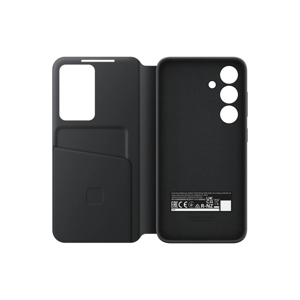 Smart View Wallet Case for Samsung Galaxy S24 Black - Image 5