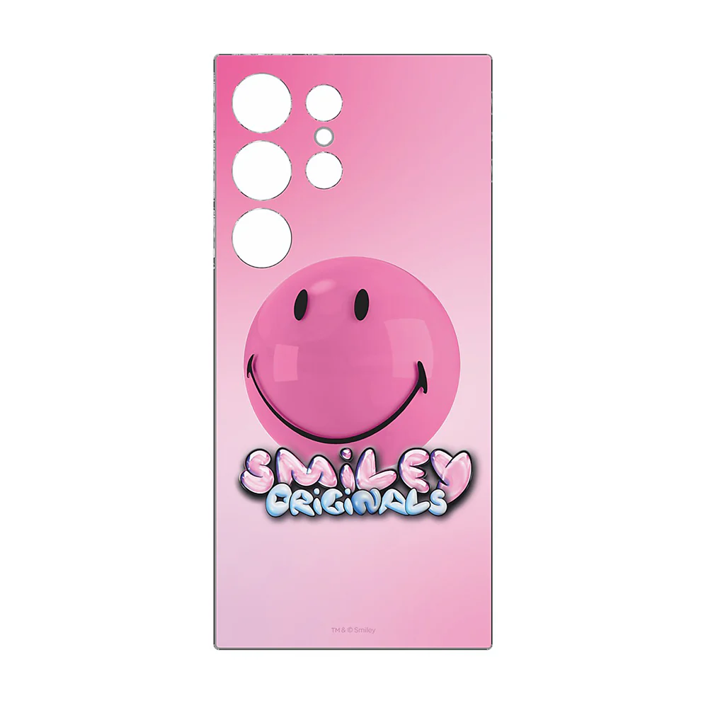 Samsung Smiley Flipsuit Card for Galaxy S24 Ultra Pink