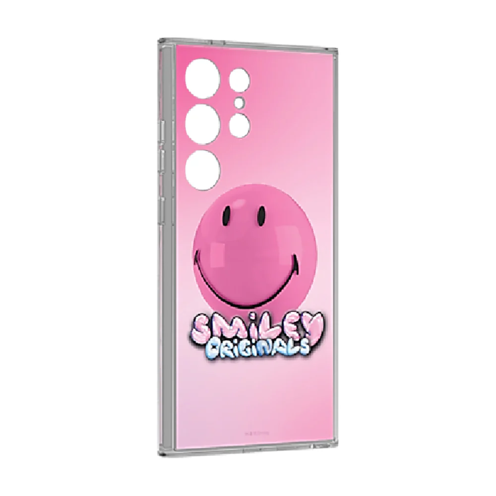 Samsung Smiley Flipsuit Card for Galaxy S24 Ultra Pink - Image 5