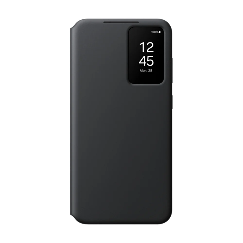 Smart View Wallet Case for Samsung Galaxy S24 Plus Black - Image 2