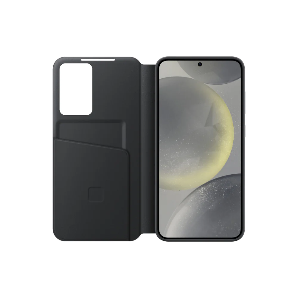 Smart View Wallet Case for Samsung Galaxy S24 Plus Black - Image 3
