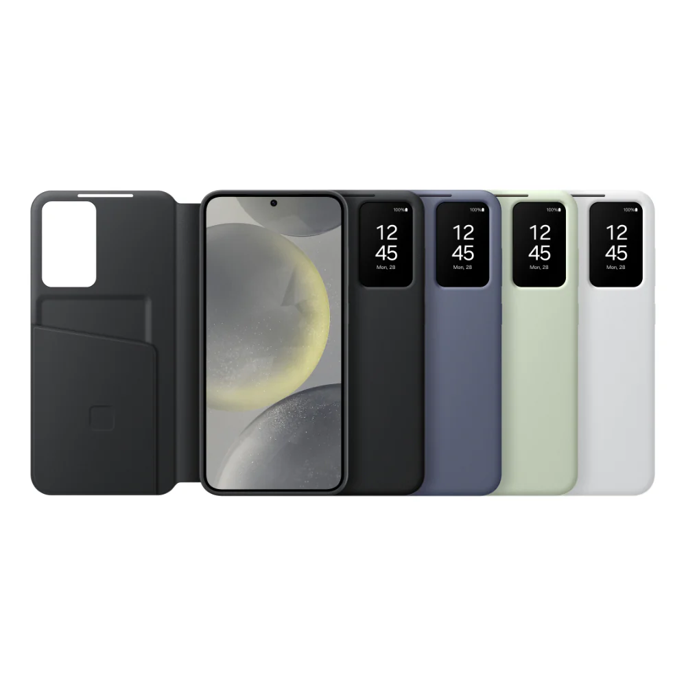 Smart View Wallet Case for Samsung Galaxy S24 Plus Black - Image 7