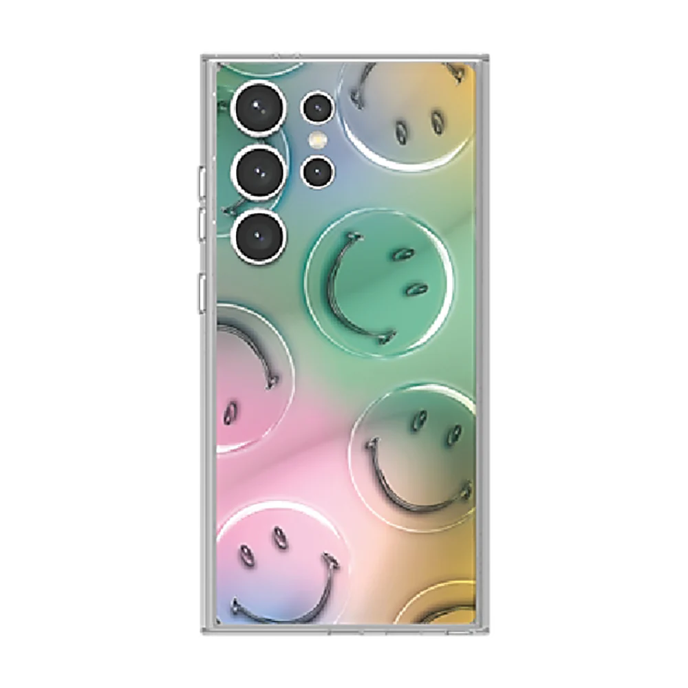 Samsung Smiley Bubble Flipsuit Card for Galaxy S24 Ultra Green - Image 3