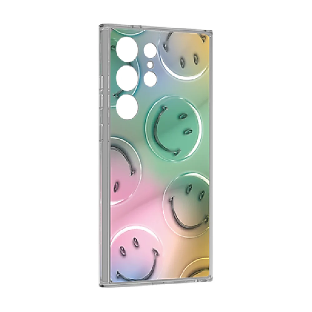 Samsung Smiley Bubble Flipsuit Card for Galaxy S24 Ultra Green - Image 4