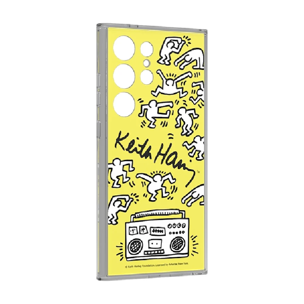 Samsung Keith Haring Dance Interactive Card for Galaxy S24 Ultra Yellow - Image 3