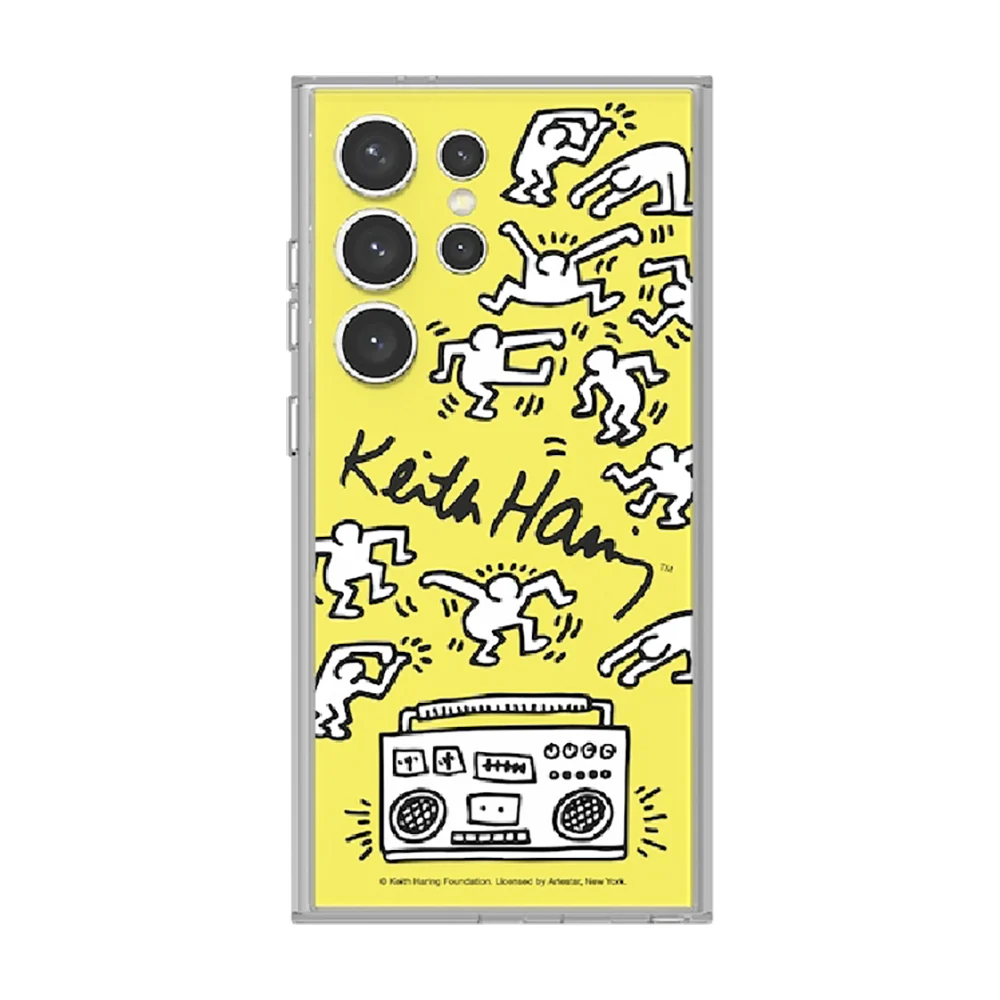 Samsung Keith Haring Dance Interactive Card for Galaxy S24 Ultra Yellow - Image 4