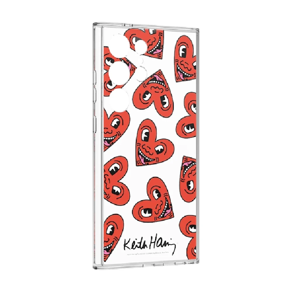 Samsung Keith Haring Heart Interactive Card for Galaxy S24 Ultra Red - Image 2