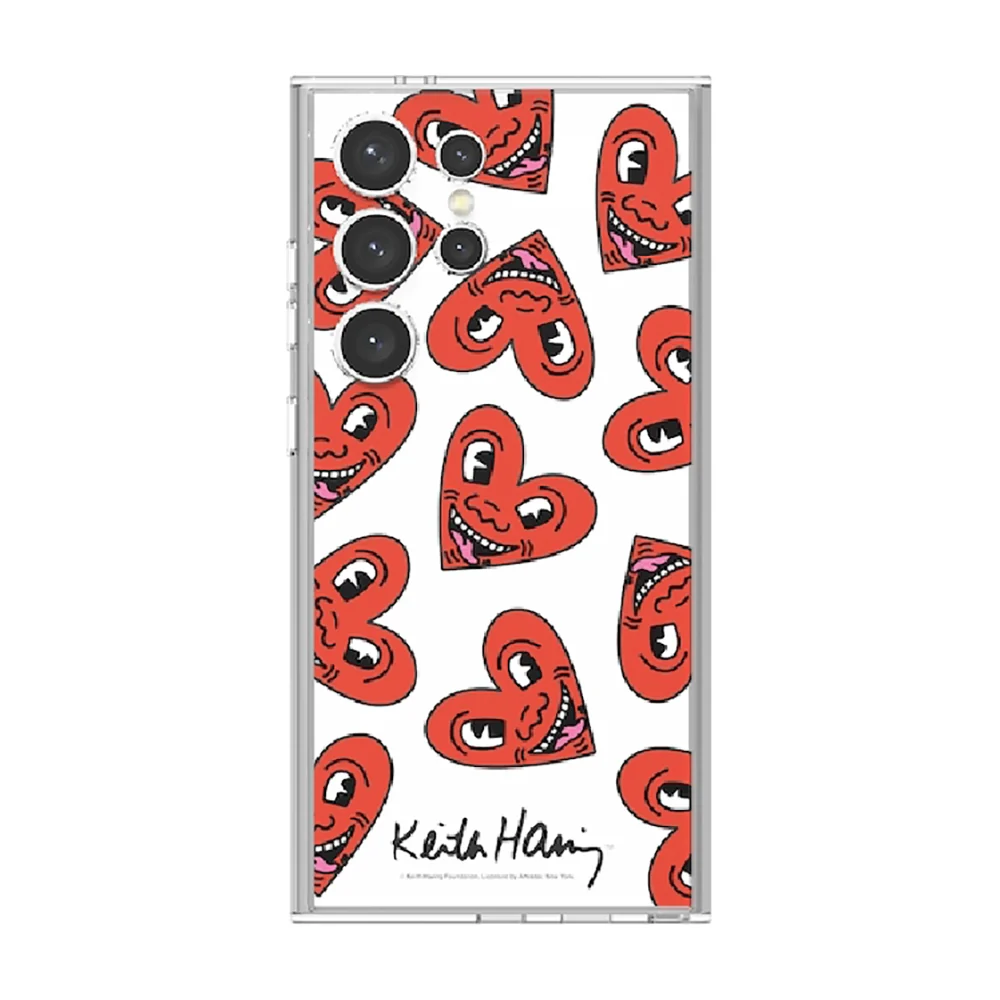 Samsung Keith Haring Heart Interactive Card for Galaxy S24 Ultra Red - Image 4