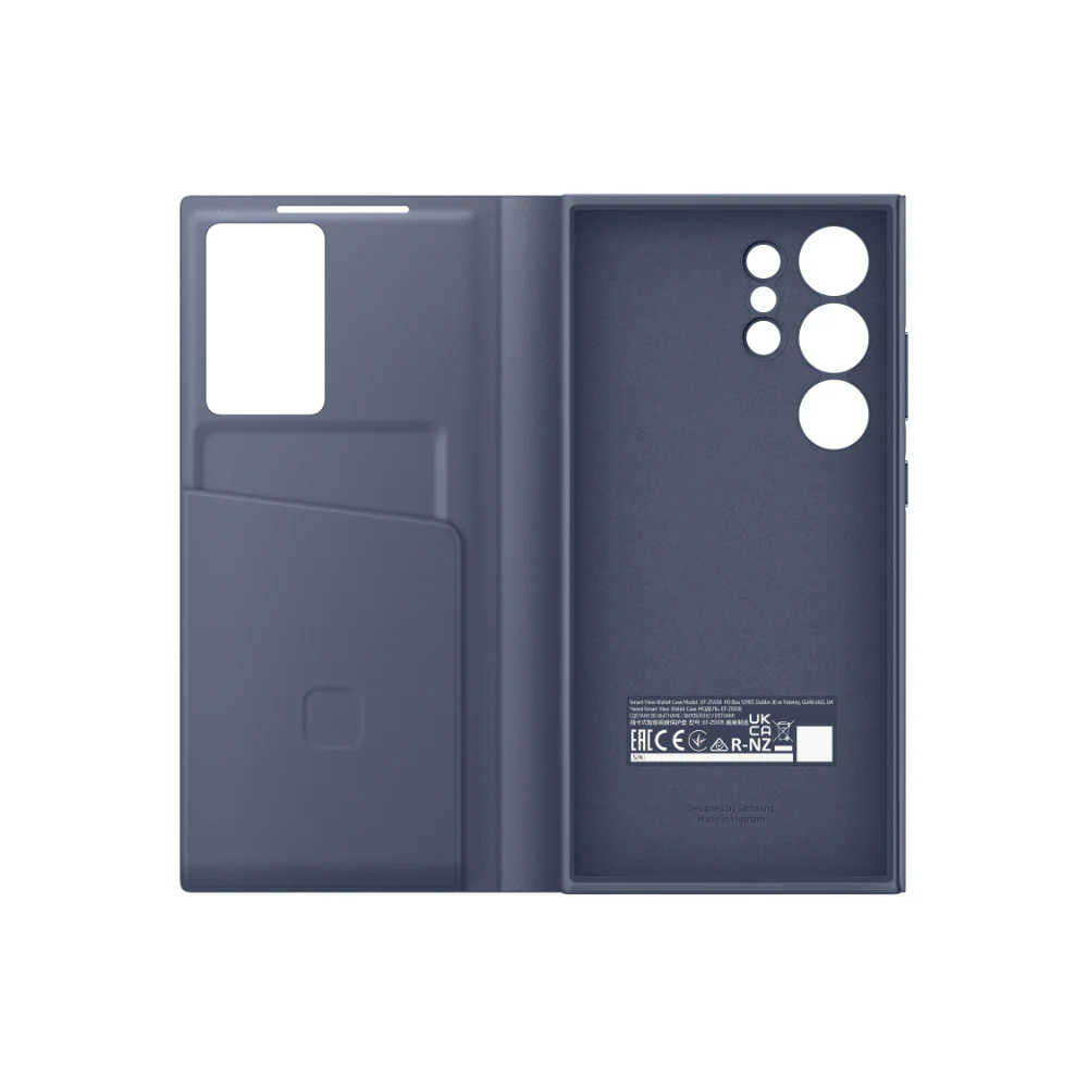 Smart View Wallet Case for Samsung Galaxy S24 Ultra Violet - Image 5