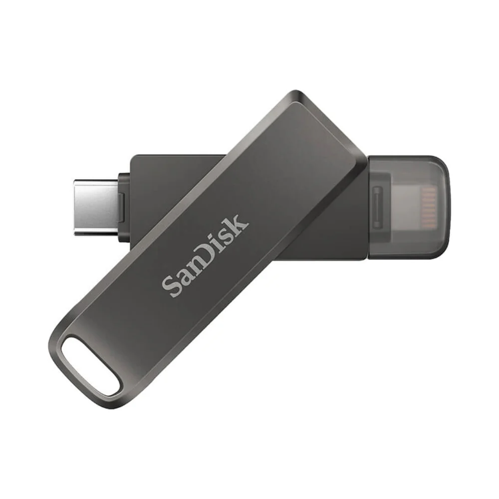 Sandisk iXpand Luxe USB-C/Lightning  Flash Drive 256GB Black - Image 4