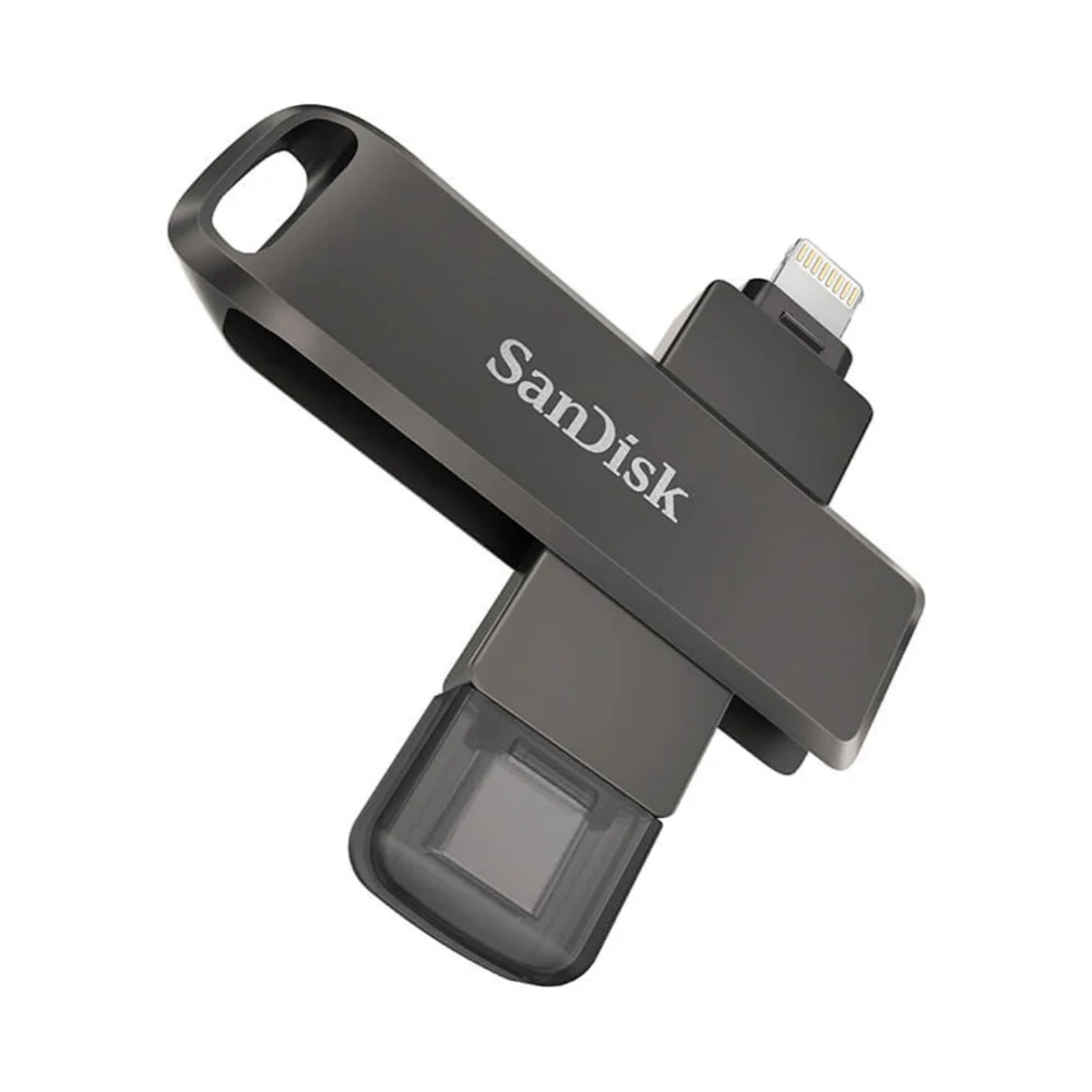 Sandisk iXpand Luxe USB-C/Lightning Flash Drive 64GB Black - Image 7