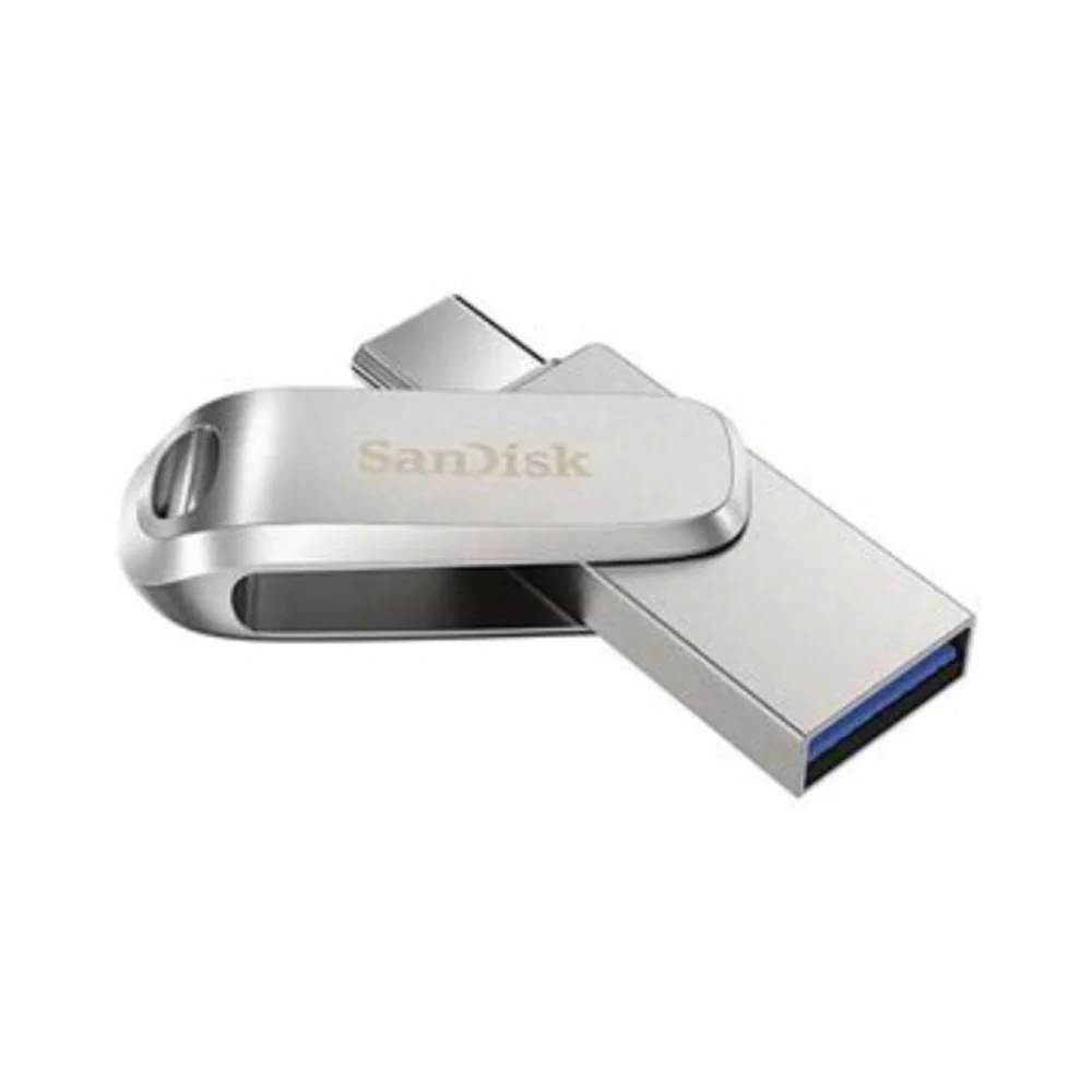 SanDisk Ultra Dual Drive Luxe USB Type-C Flash Drive 128GB, Silver - Image 2