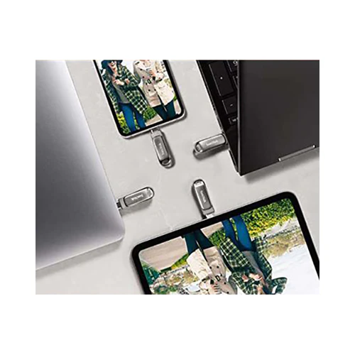SanDisk Ultra Dual Luxe USB Type-C Flash Drive 64GB Silver - Image 4