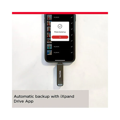SanDisk iXpand Go  Flash Drive 256GB Silver - Image 4