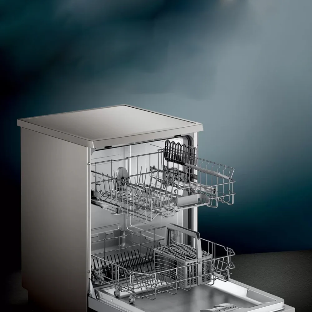 Siemens 12 Place Settings Freestanding Dishwasher Silver SN25D800GC - Image 2