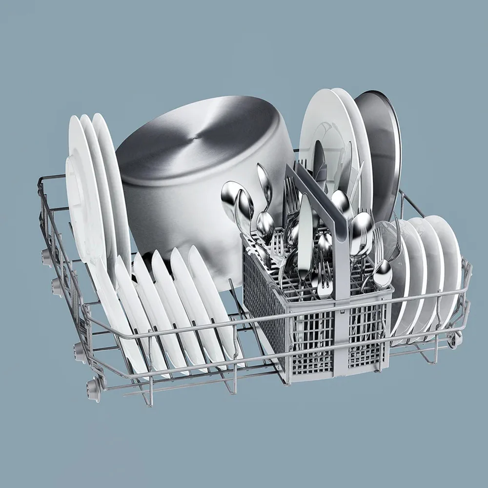 Siemens 12 Place Settings Freestanding Dishwasher Silver SN25D800GC - Image 4