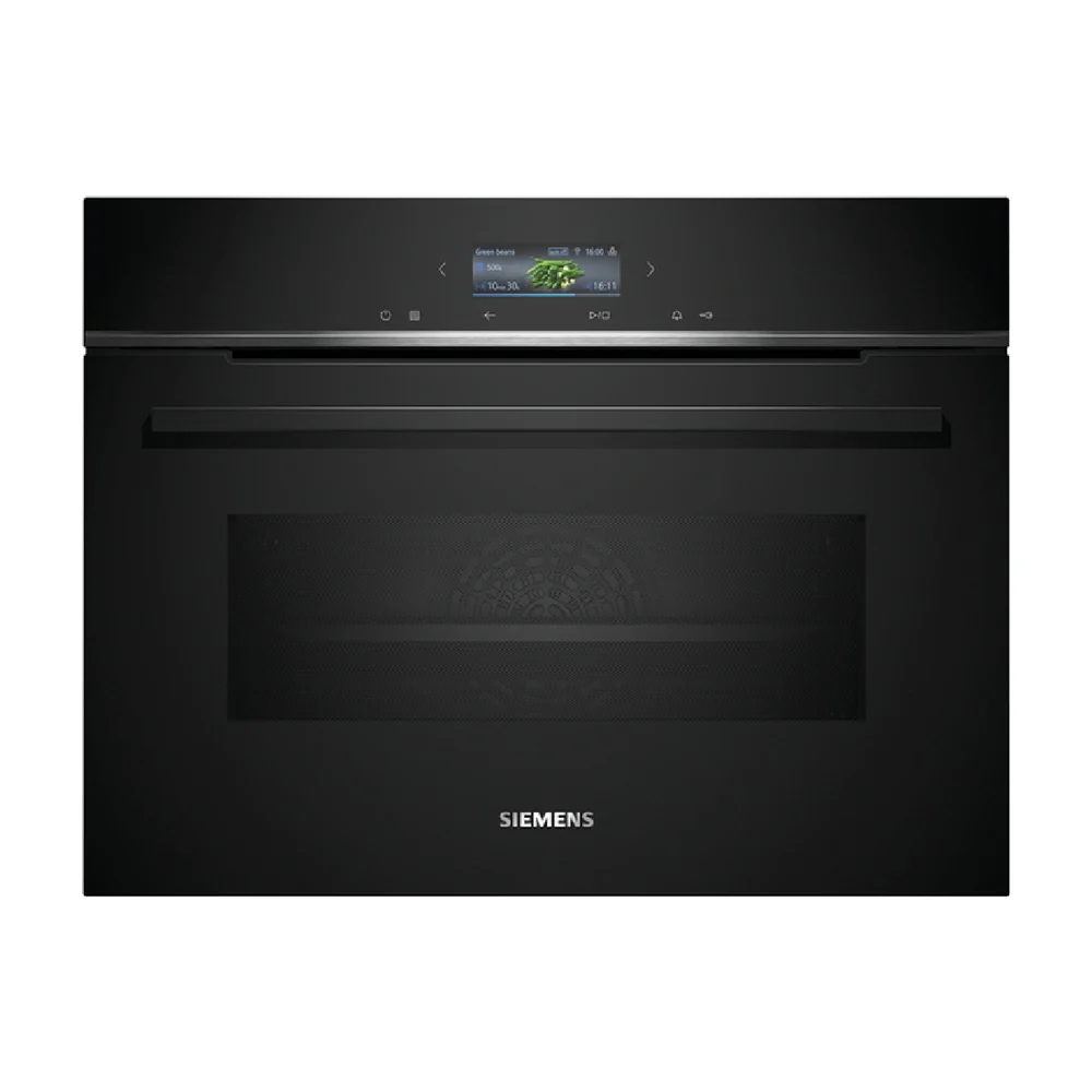Siemens Built-In Compact Oven With Microwave Function 45L Black