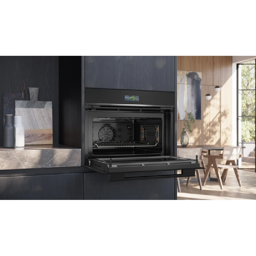 Siemens Built-In Compact Oven With Microwave Function 45L Black - Image 2
