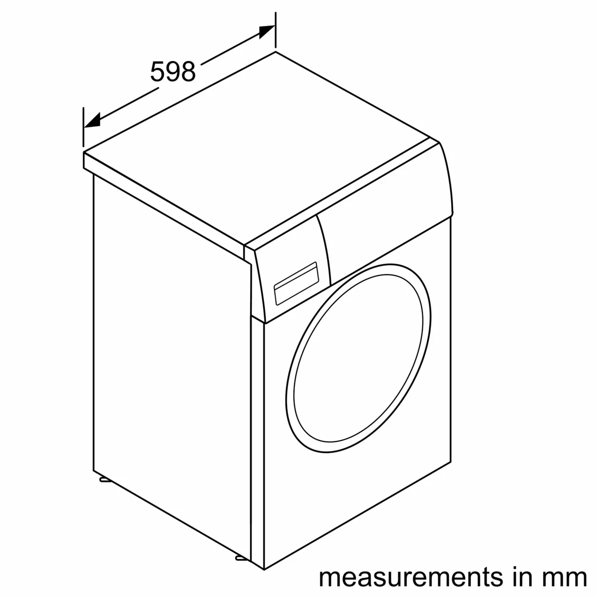 Siemens 9/6 Washer Dryer, 1400 RPM, White WN44A2X0GC - Image 6