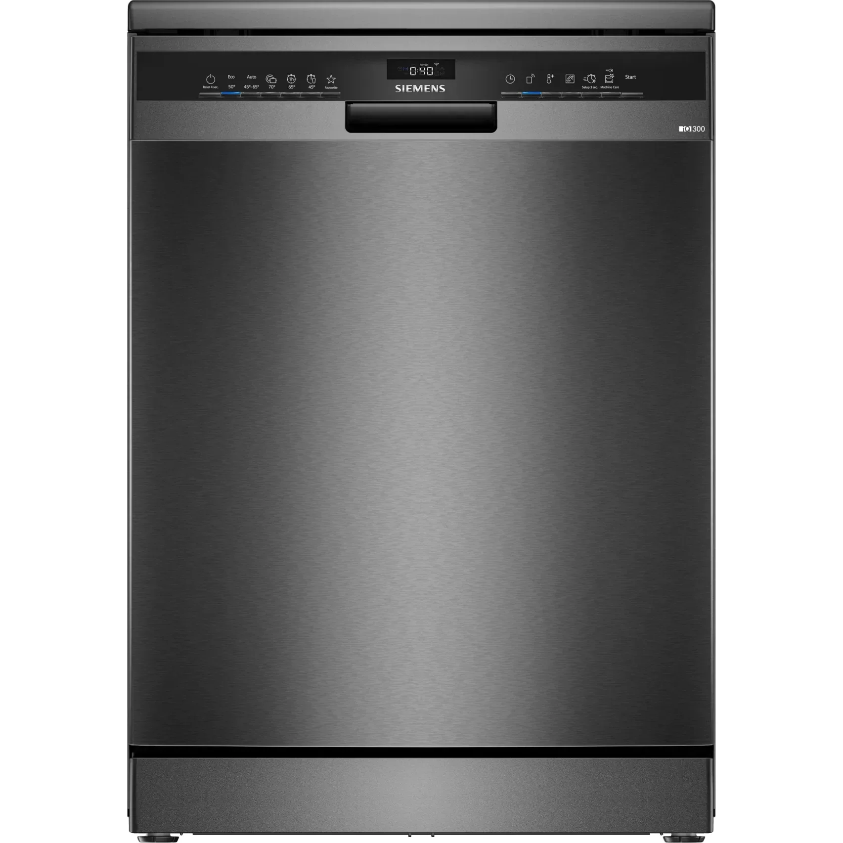 Siemens iQ300 14 Place Settings Freestanding Dishwasher, 60 cm, Wi-Fi, Black Inox, SN23HC25MM