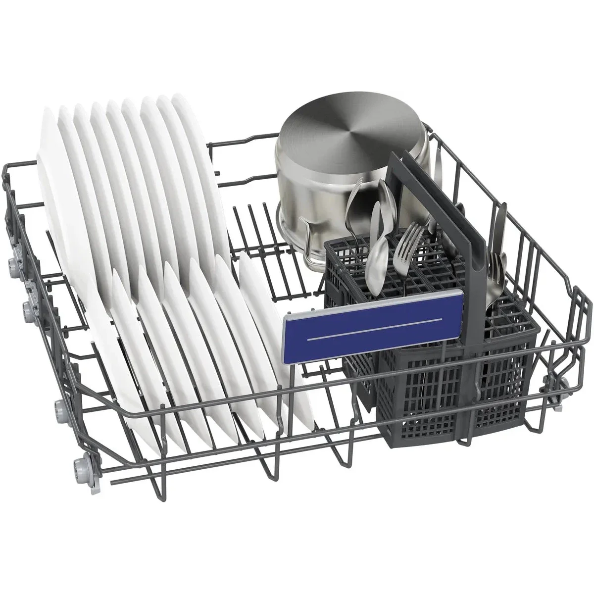 Siemens iQ300 14 Place Settings Freestanding Dishwasher, 60 cm, Wi-Fi, Black Inox, SN23HC25MM - Image 8